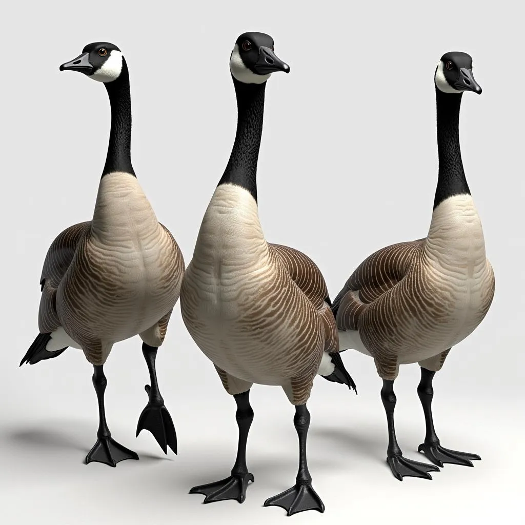 Canada Geese 3D Modeling