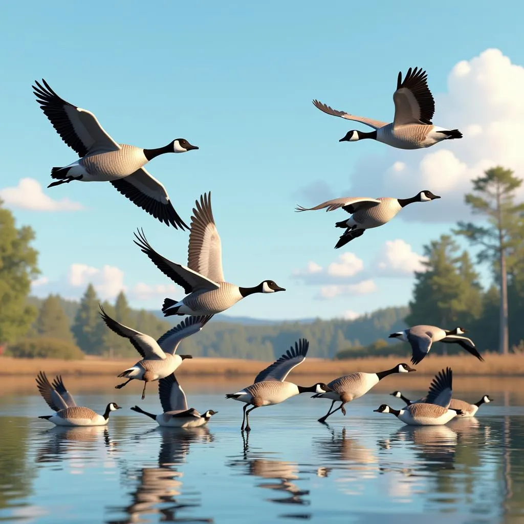 Canada Geese Animation