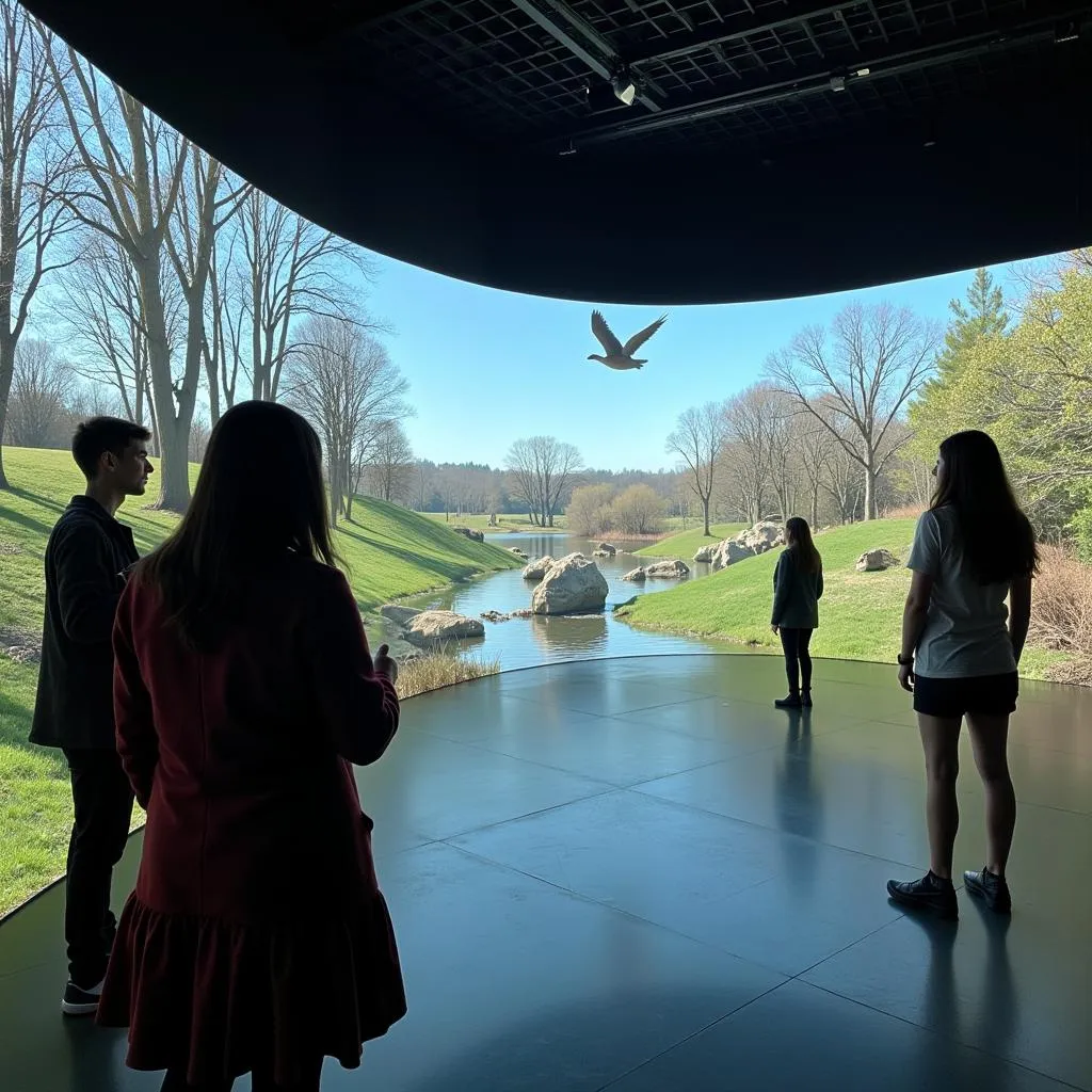 Canada Geese Interactive Art