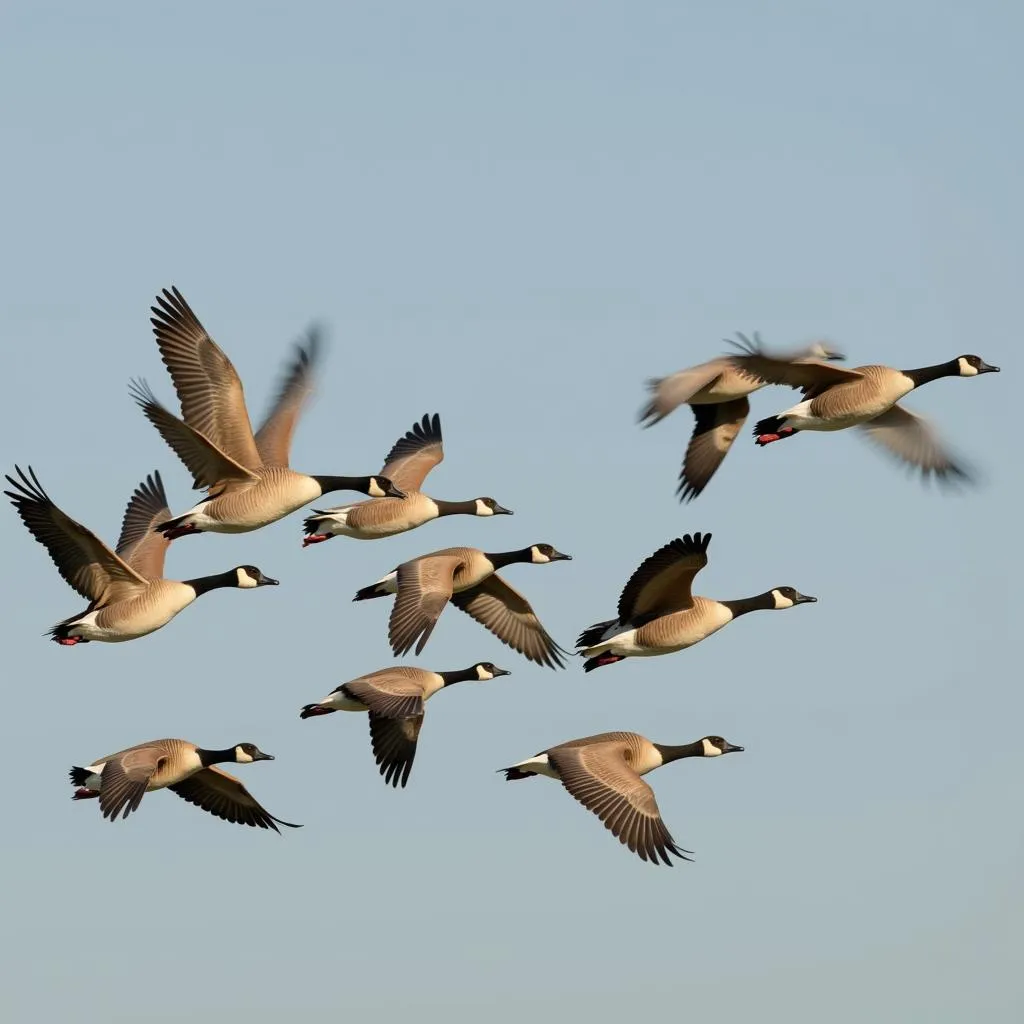 Canada Geese Photorealism