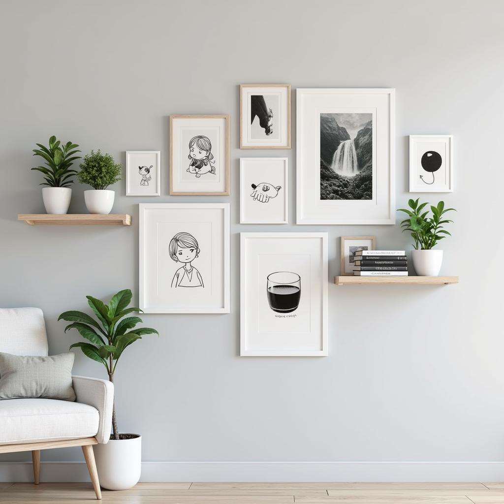 Canvas Art Gallery Wall Ideas