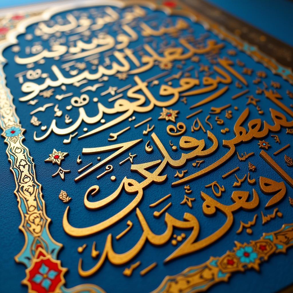 Canvas Islamic Art Calligraphy