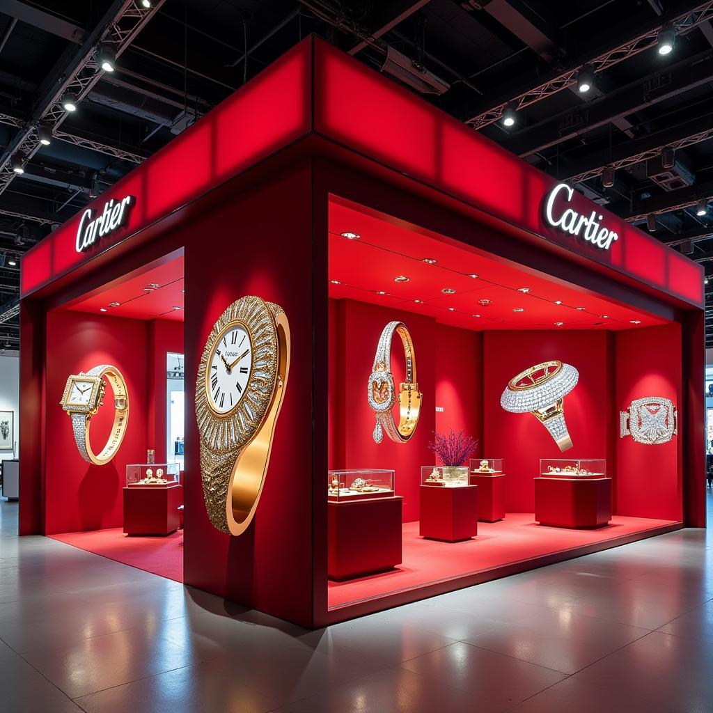 Cartier booth at Art Basel