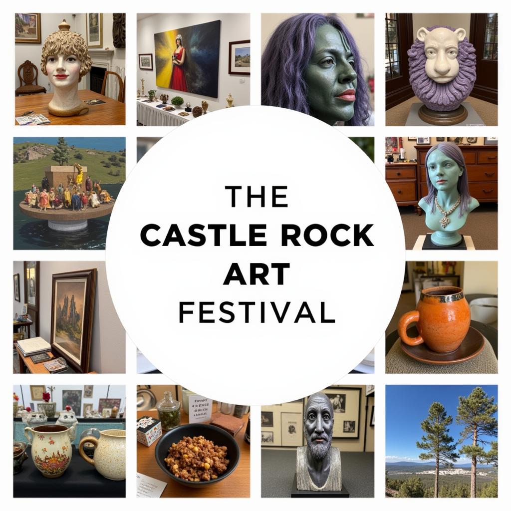 Variety of Artworks at the Castle Rock Art Festival