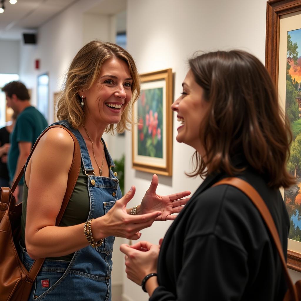 Local artist showcasing her work at the Castle Rock Art Show