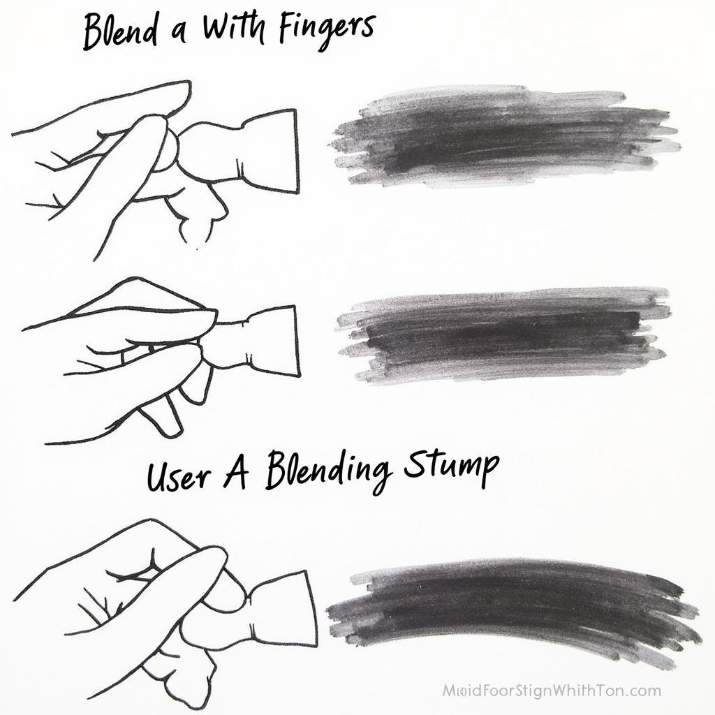 Charcoal Stick Art Techniques: Blending and Smudging