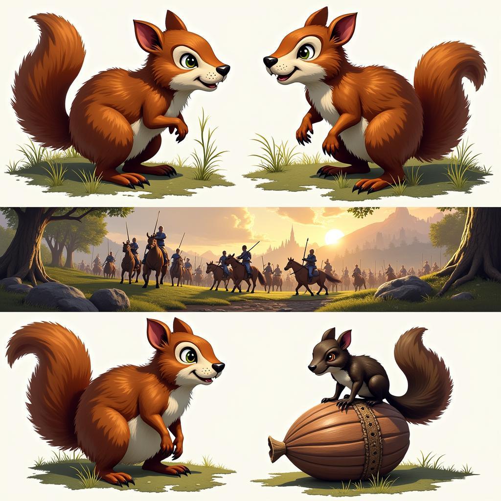 Chatterfang Squirrel General Alt Art Showcase