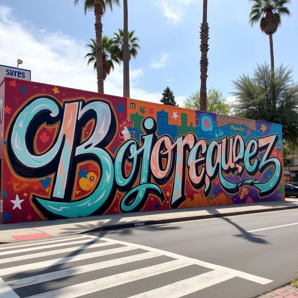 Chaz Bojorquez Graffiti Mural