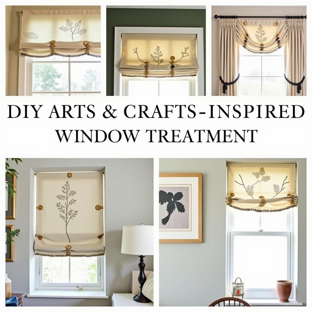 DIY Arts & Crafts Window Treatment Ideas