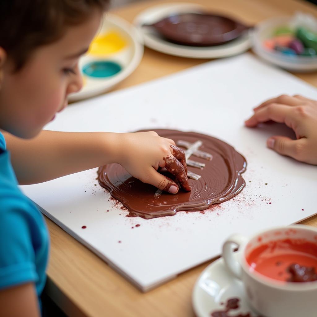 Creating Handprint Football Art: A Step-by-Step Process