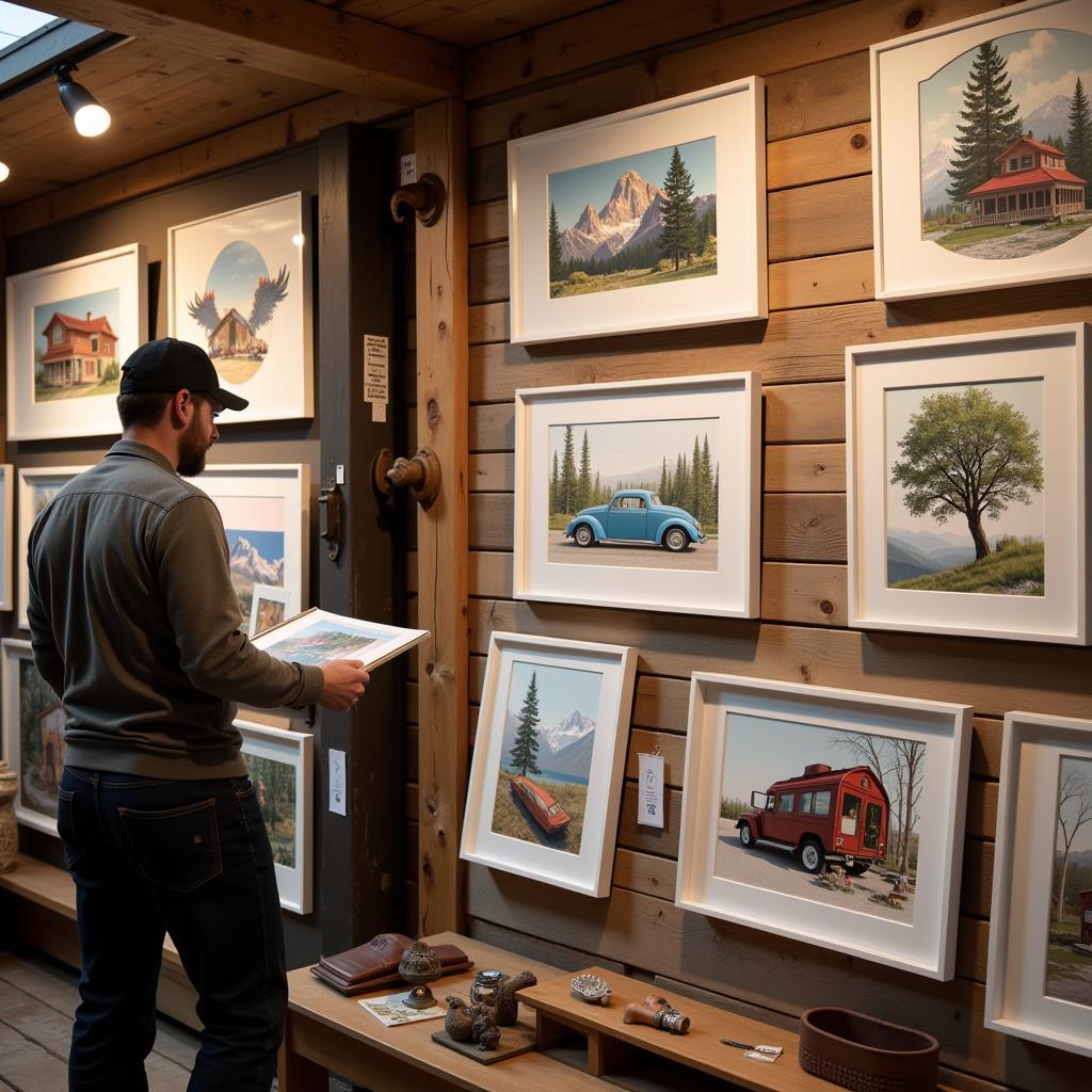 Selecting Art Prints for Cabin