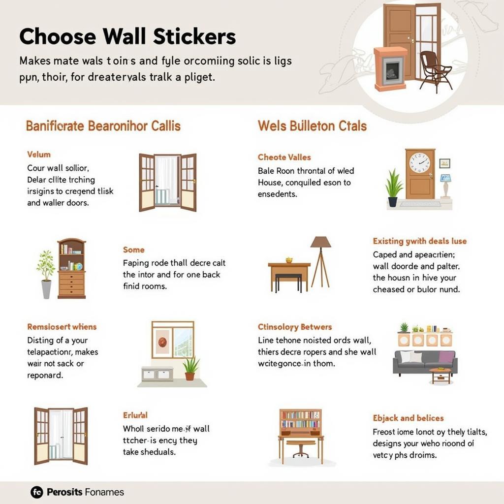 Selecting the right art wall stickers for your home