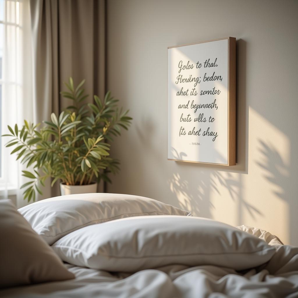 Choosing the Right Scripture Art for Your Bedroom