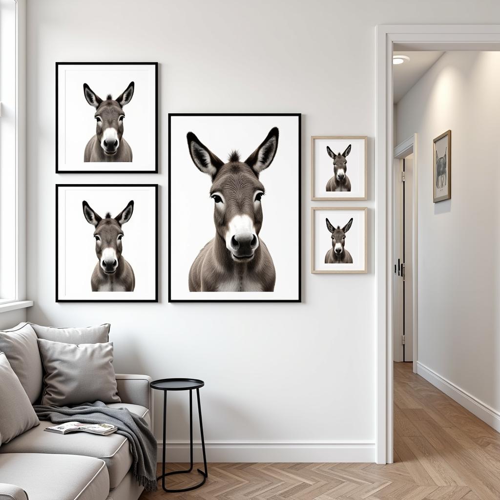 Choosing the right donkey art print