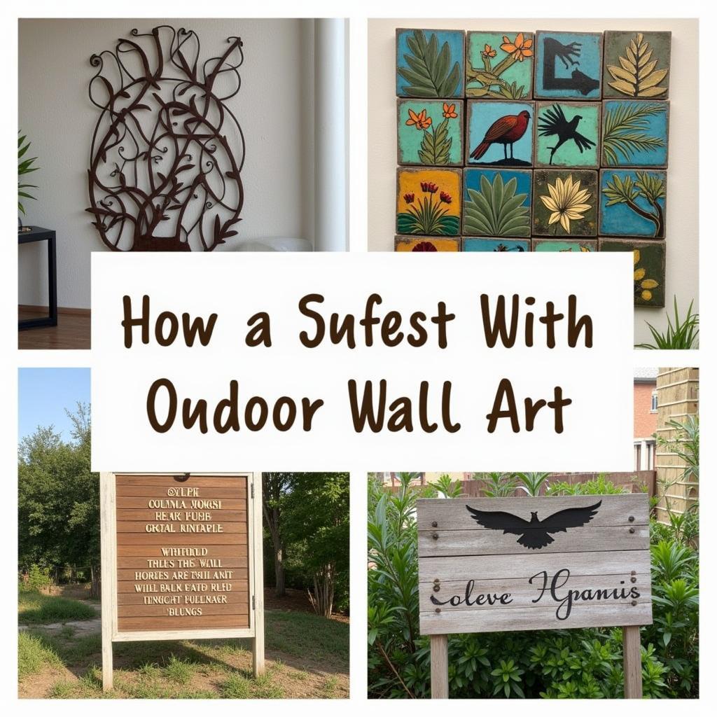 Themes and styles for outdoor wall art