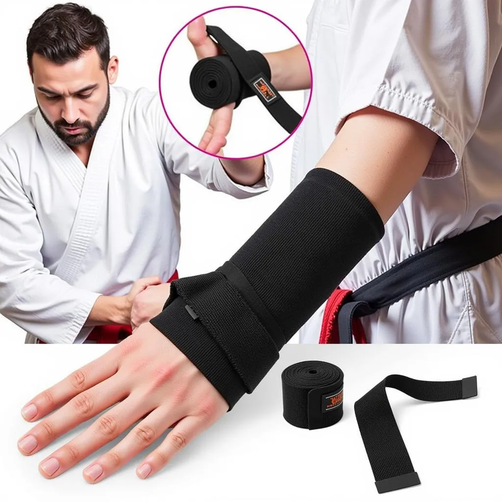 Cintas para manos de karate