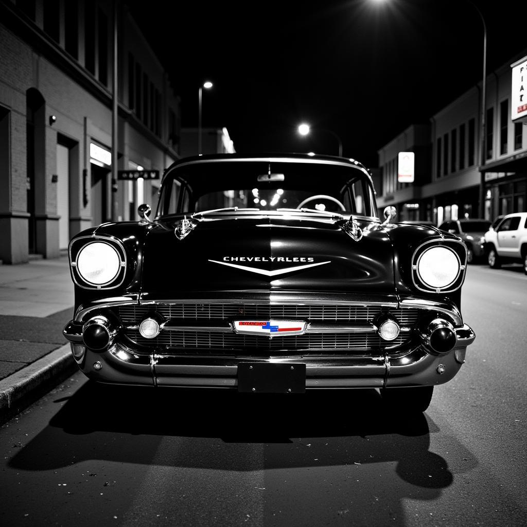 Vintage Chevrolet Bel Air Car Print