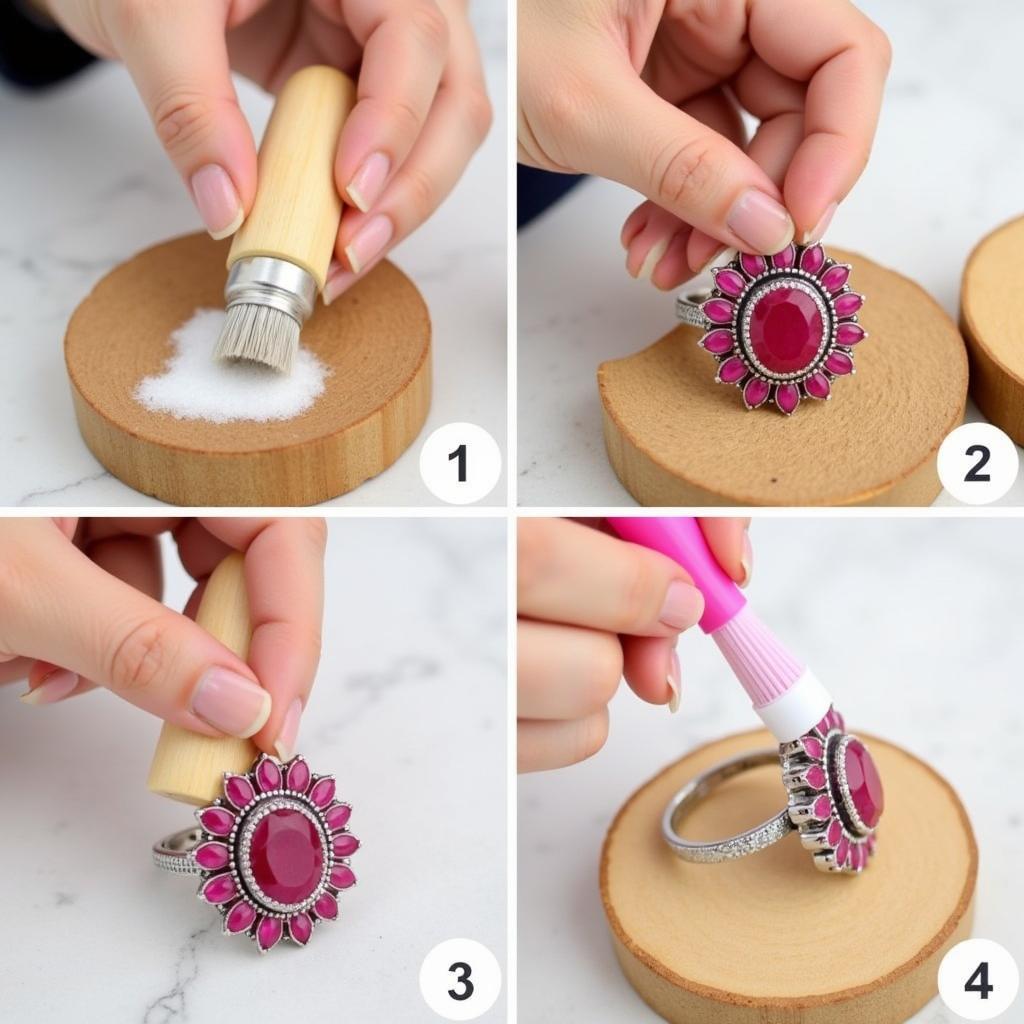 Cleaning a Vintage Art Deco Ruby Ring