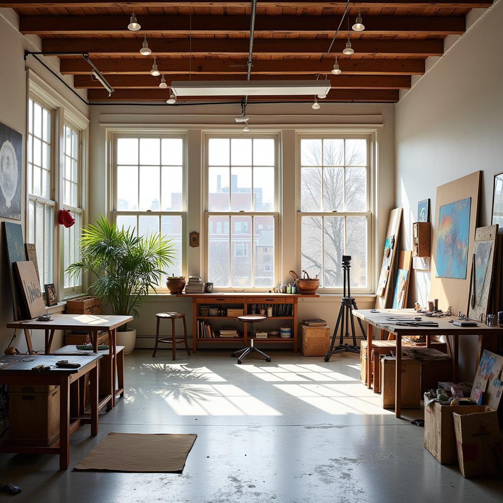 Cleveland Art Studio Workspace