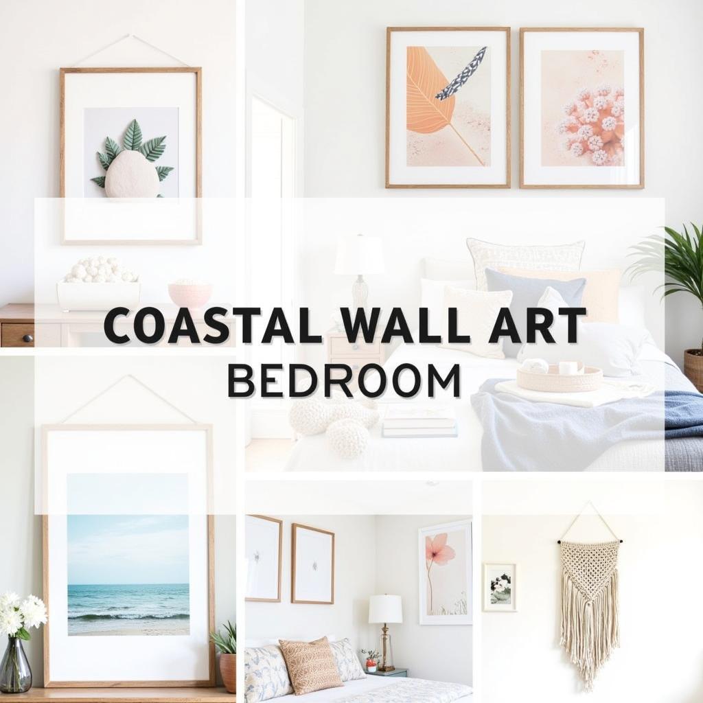 Coastal wall art ideas for the bedroom