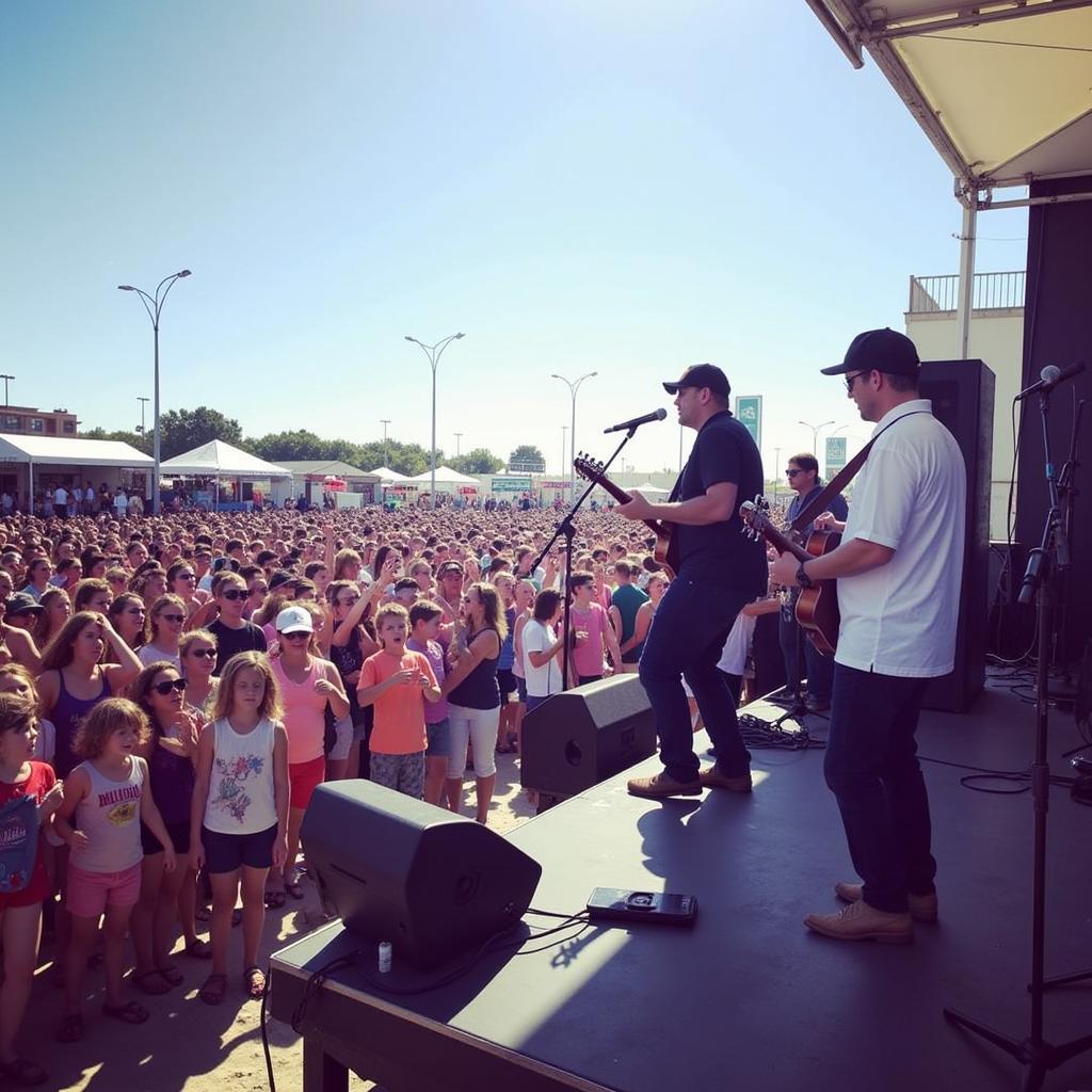 Live music performance at Cocoa Beach Art Show