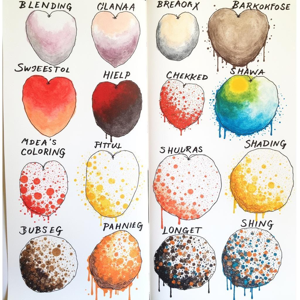 Coloration Techniques Examples