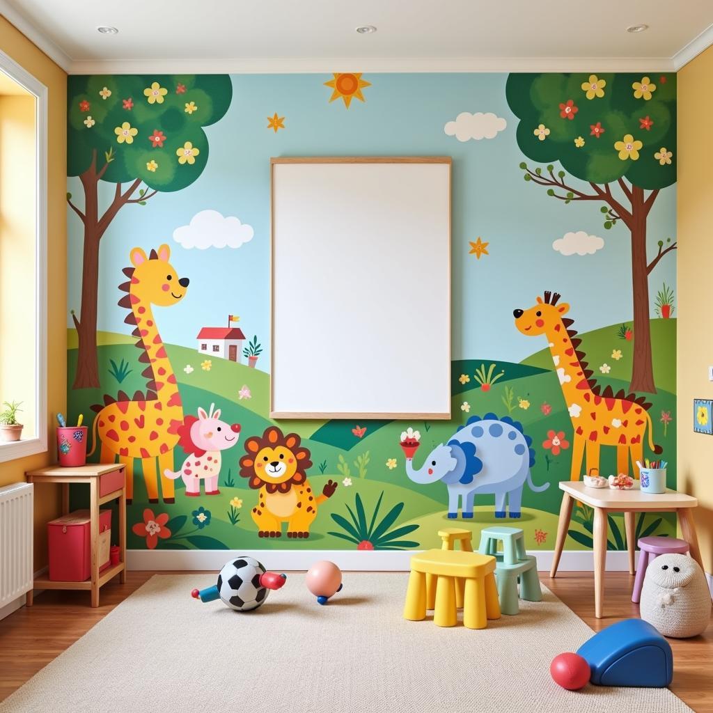 Colorful Playroom Wall Art