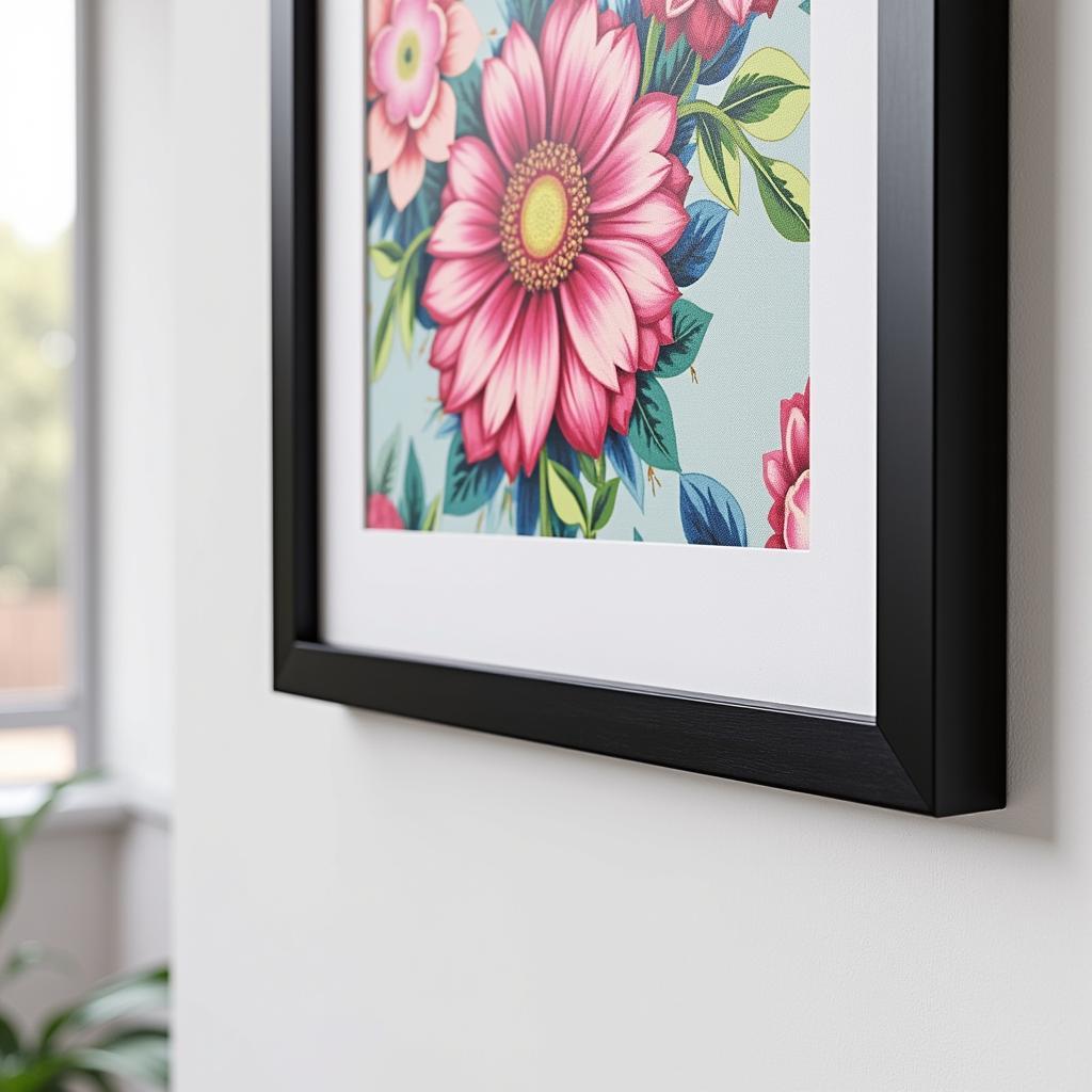 Colorful Wallpaper Framed Art