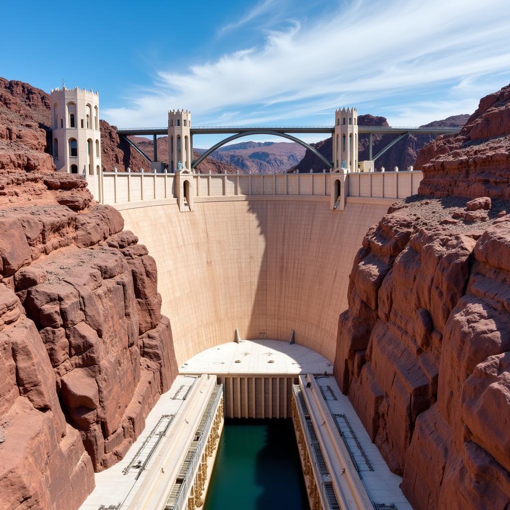 Hoover Dam: A Symphony in Art Deco Architecture