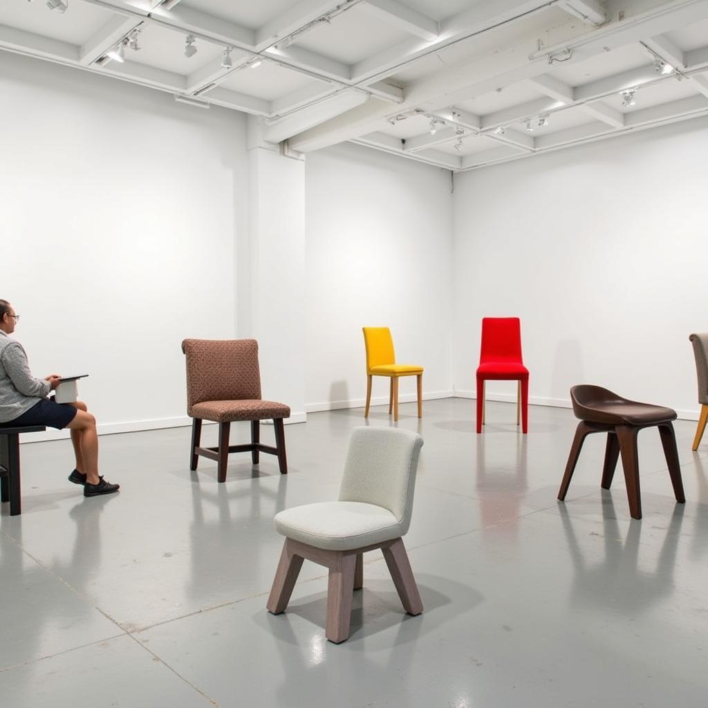 Exhibition of Contemporary Art Chairs