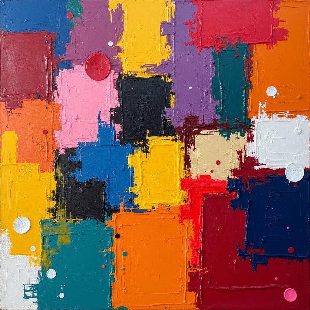 Contemporary Color Palette in Abstract Art