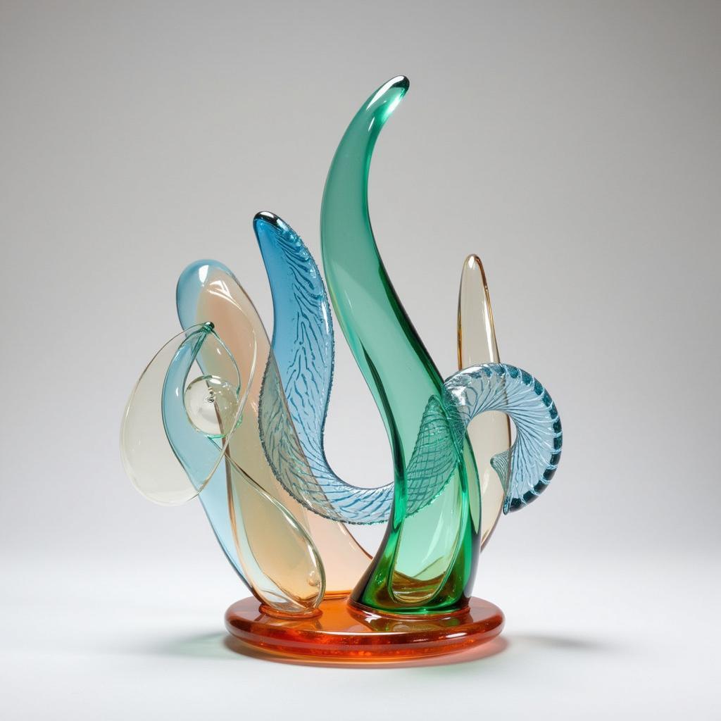 Contemporary French Art Glass Sculpture