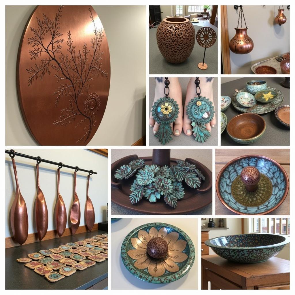 Copper Patina Art Applications