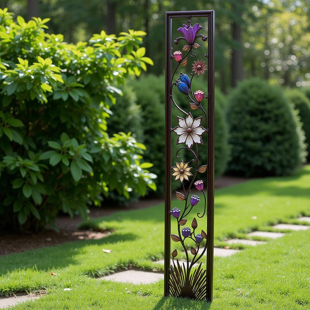 Art Pole in Garden