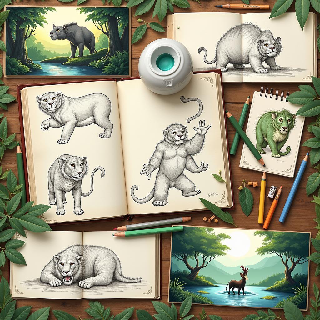 Tips and Techniques for Creating Jungle Book Art