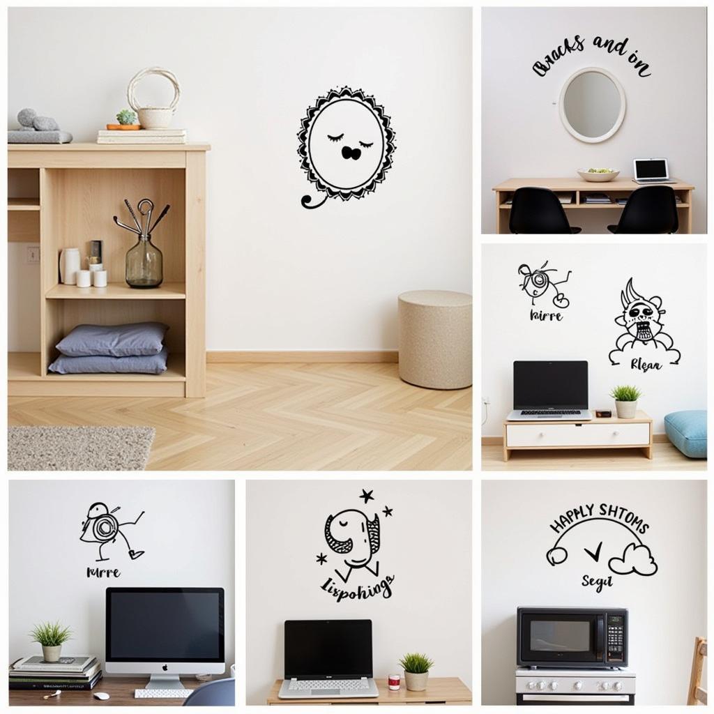 Inspiring and unique ways to use art wall stickers beyond walls