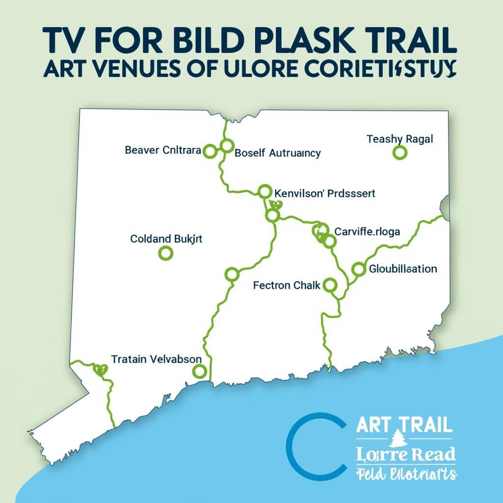 Connecticut Art Trail Map