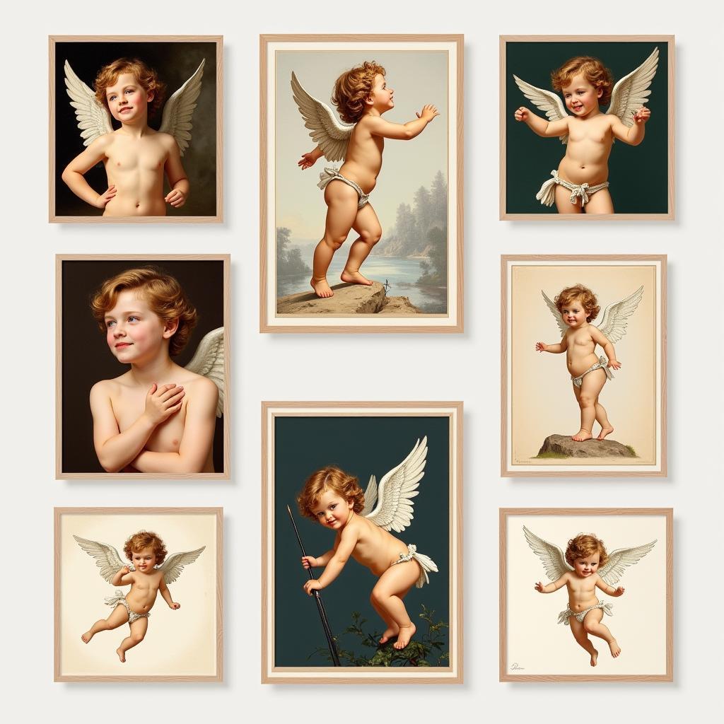 Cupid Wall Art Styles