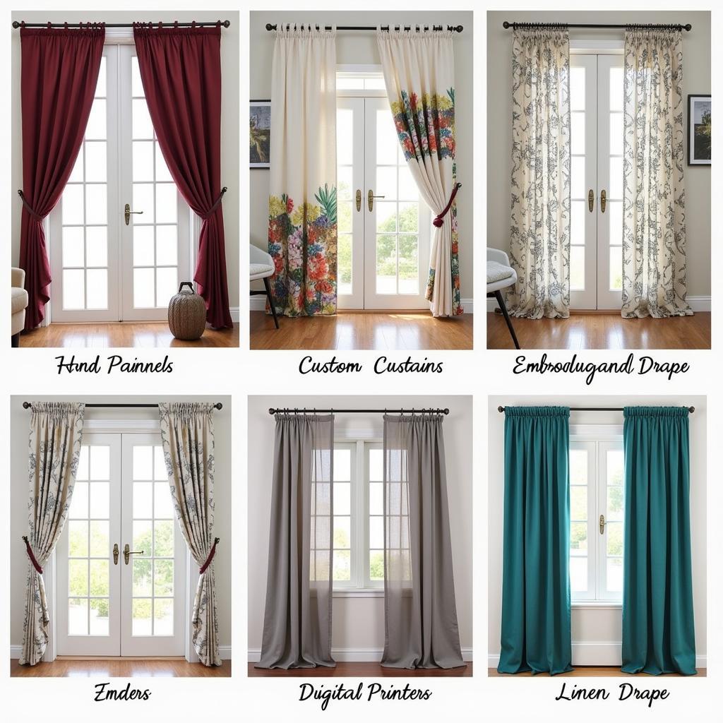 Custom Art Curtains and Drapes Design