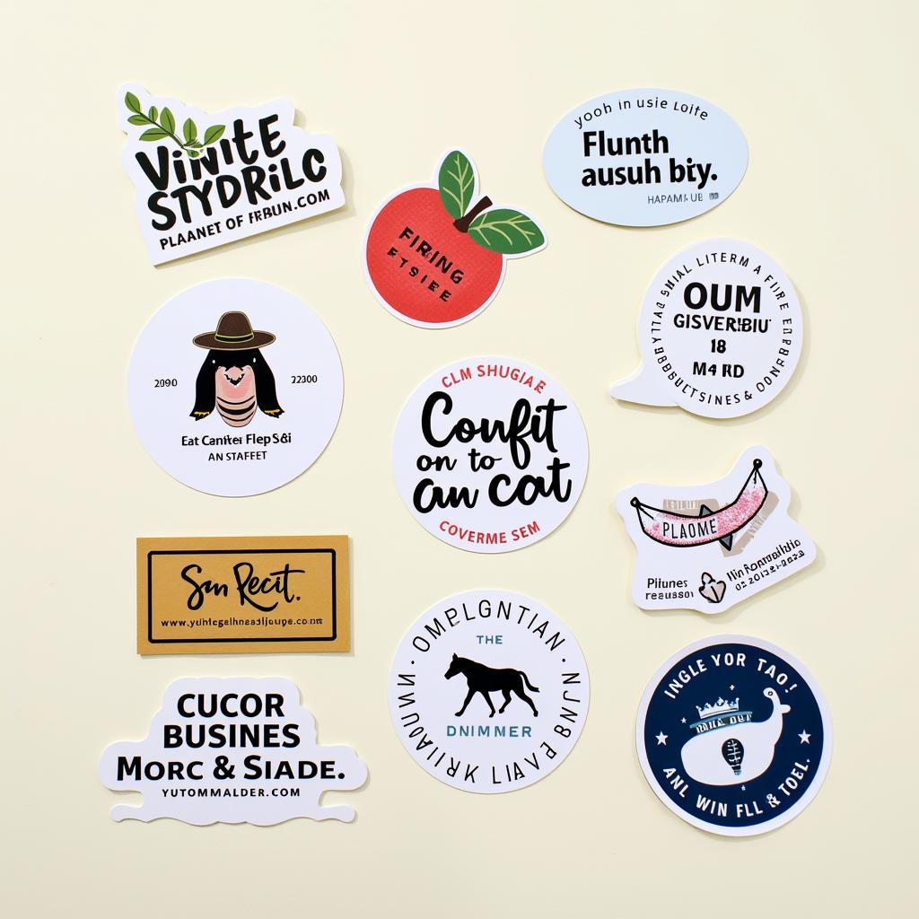 Custom Stickers for Business Branding