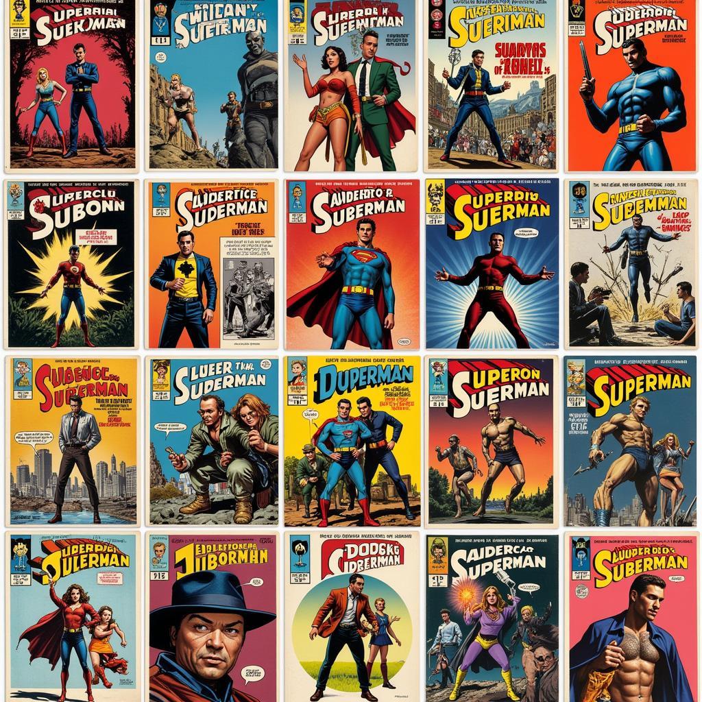 Famous comic book covers illustrated by Darick Robertson