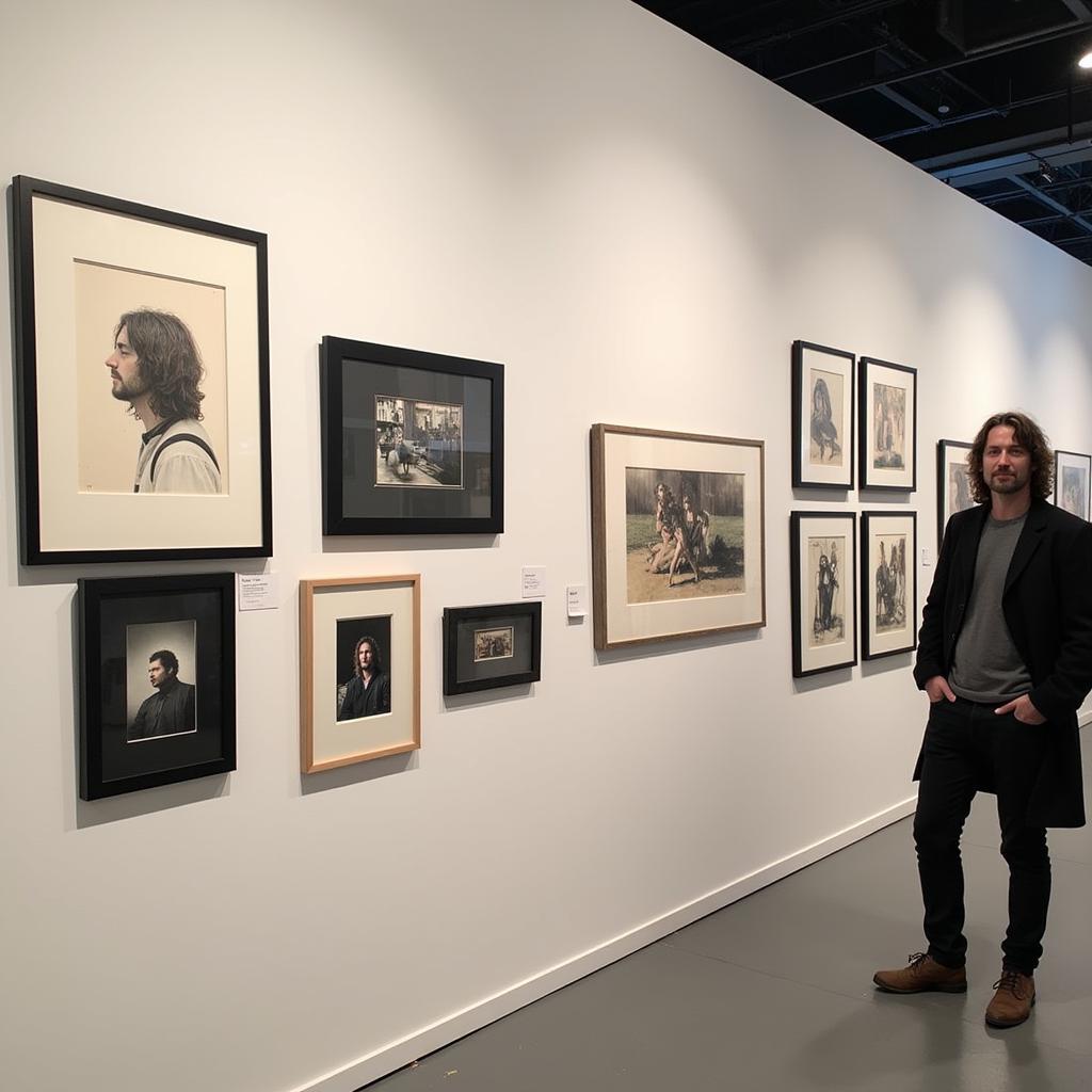 Dave Grohl's artwork on display