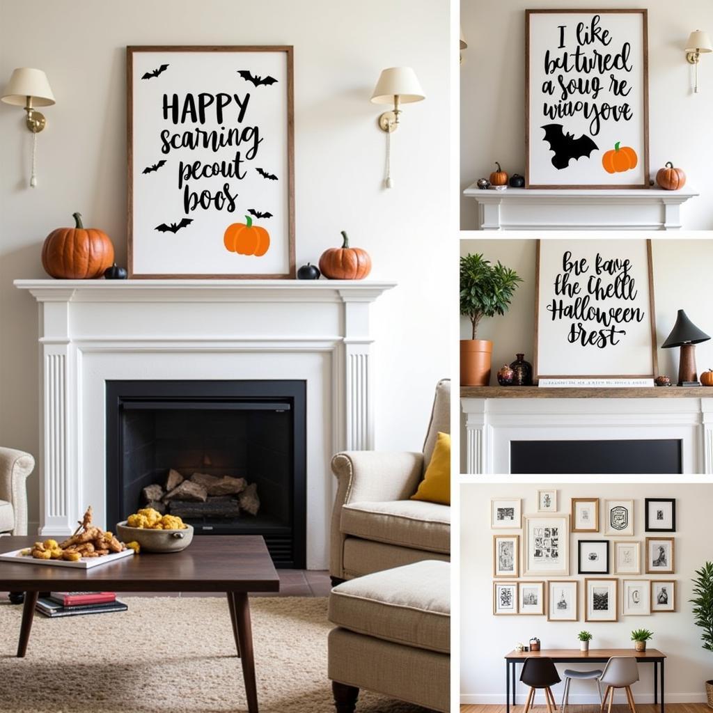 Creative Ways to Display Halloween Art Prints