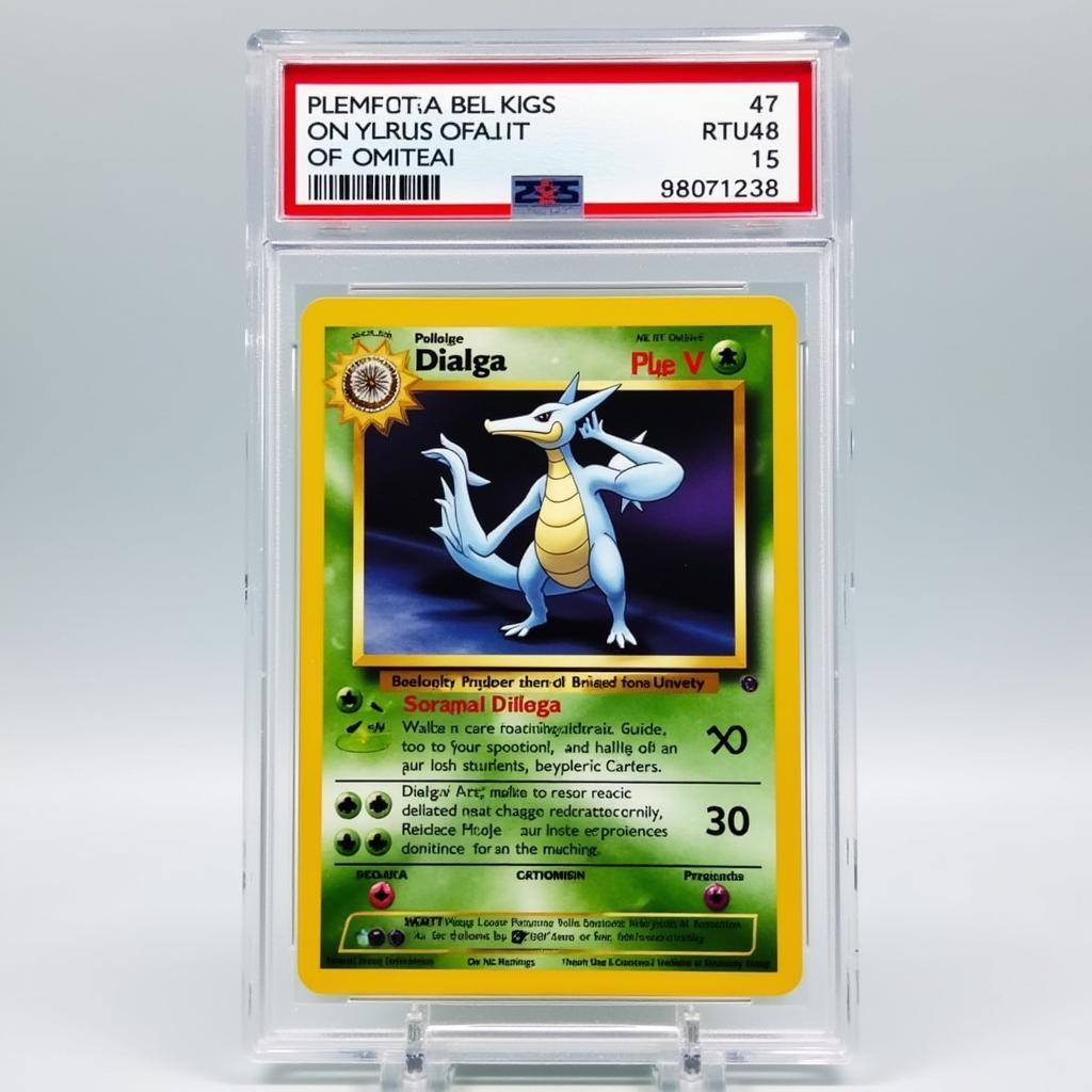 Graded Dialga V Full Art Card