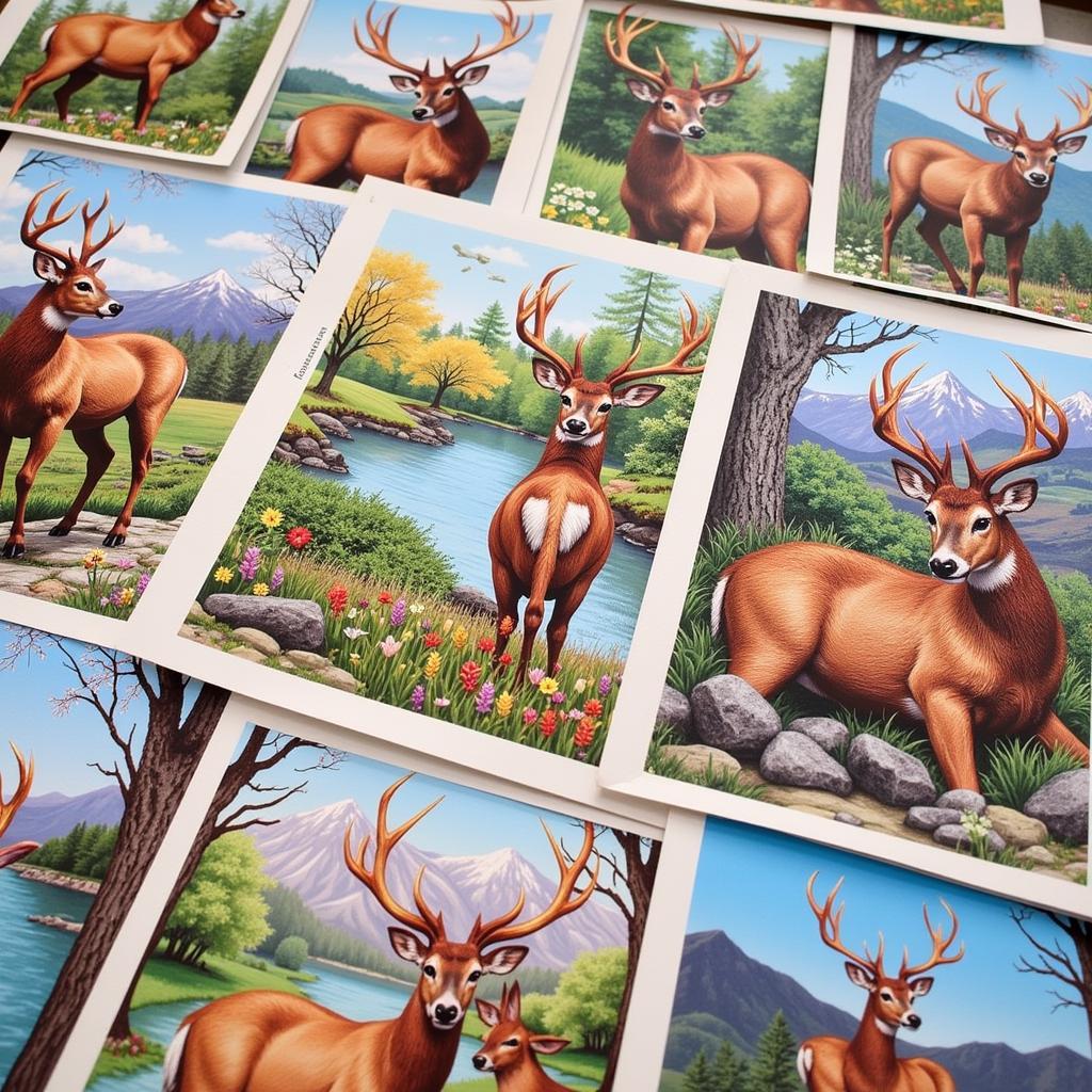 Diamond art kits featuring majestic deer