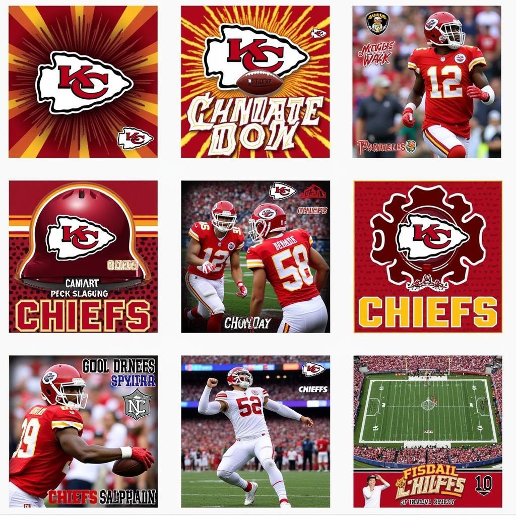 Variety of KC Chiefs Diamond Art Designs for Fans