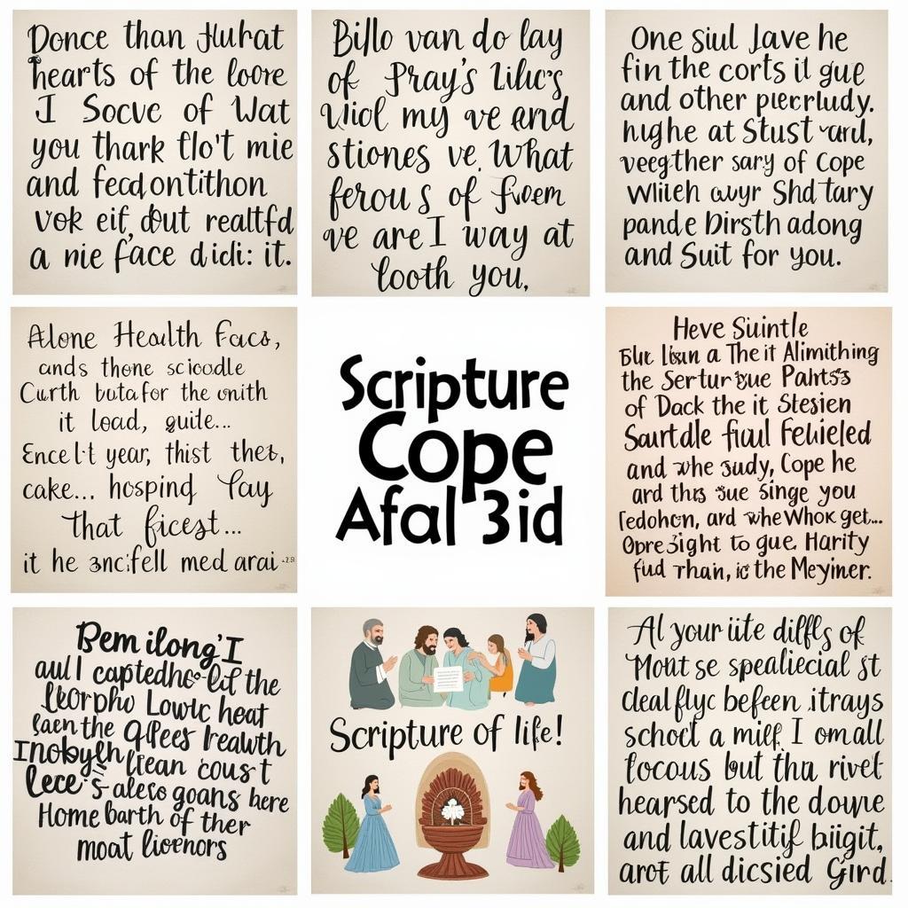 Different Styles of Scripture Art on Canvas