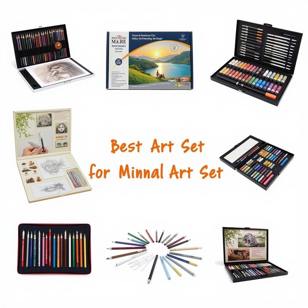 Various Art Sets for Different Artistic Needs