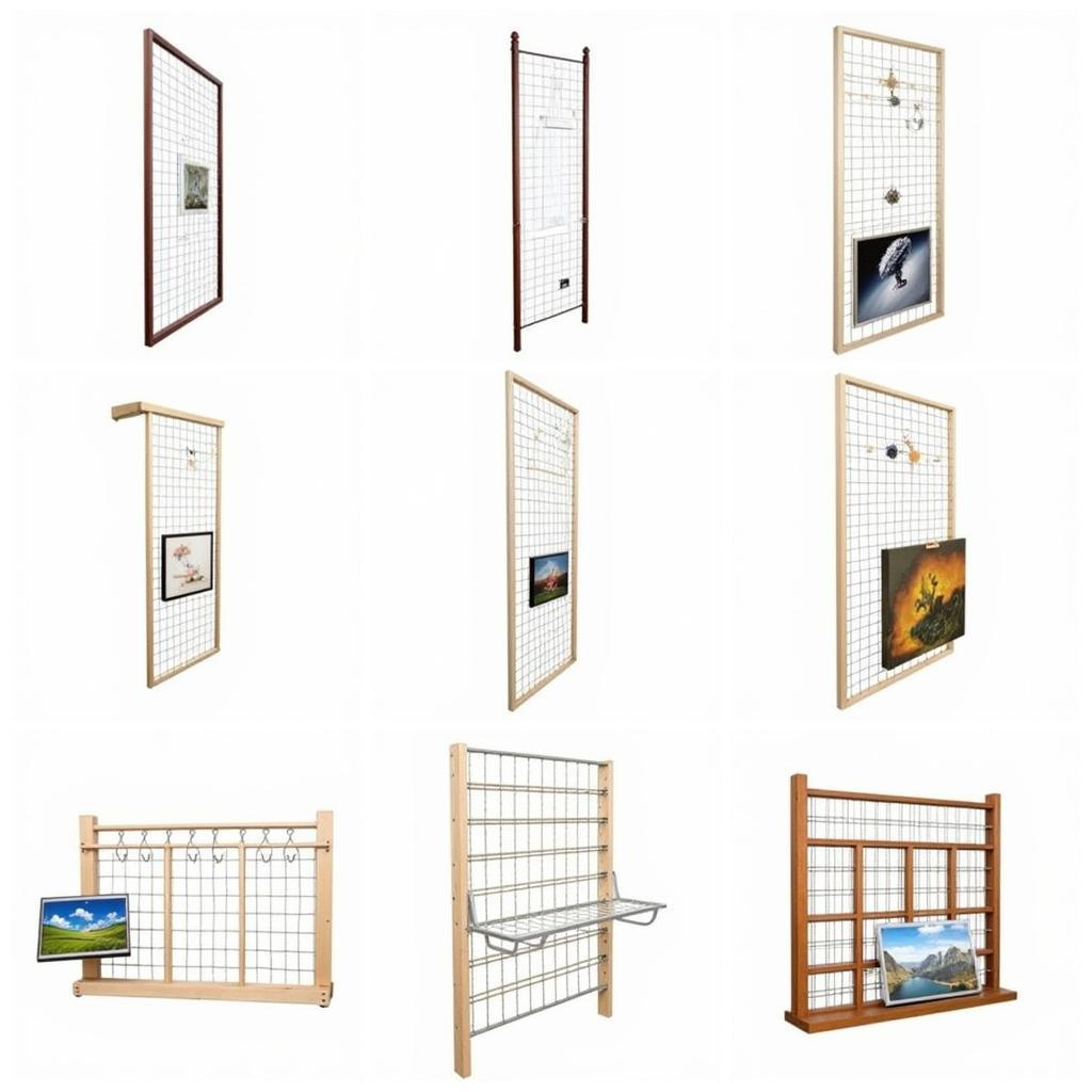 Various Wall-Mounted Art Drying Racks for Different Needs