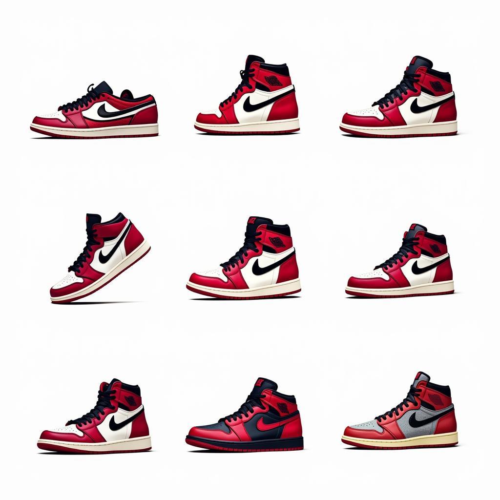 Digital Air Jordan 1 Artwork Illustrations